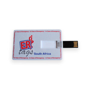 Emergency Wallet Card with 2GB USB Drive